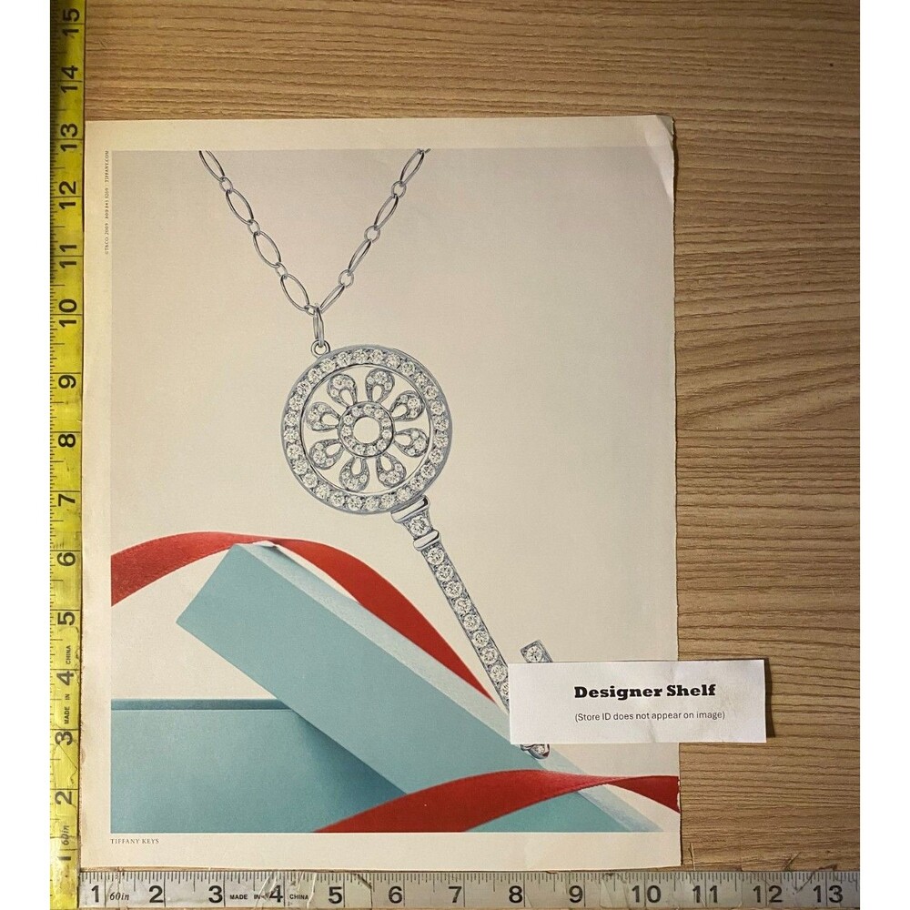 Tiffany Diamond Keys Jewelry 2009 PAPER Magazine Print Advertisement